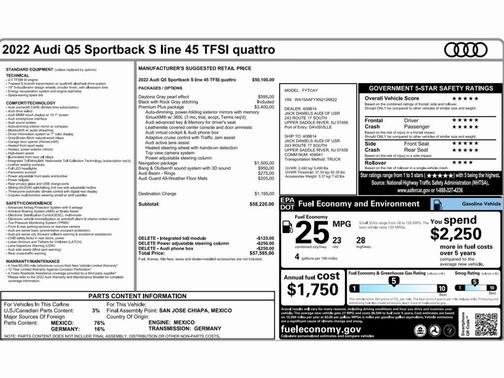 2022 Audi Q5 45 S line Premium Plus