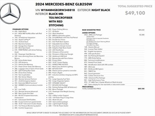 2024 Mercedes-Benz GLB 250 Base