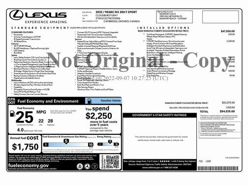 2022 Lexus NX 350 F SPORT Handling