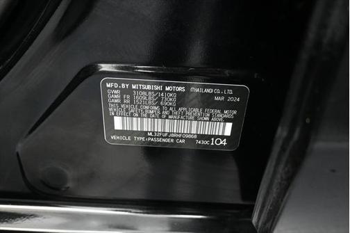 2024 Mitsubishi Mirage G4 Black Edition