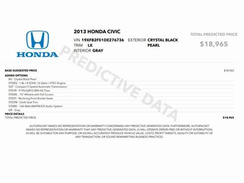 2013 Honda Civic LX