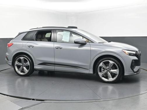 Pebble Gray 2025 Audi Q4 e-tron Premium Plus 55 quattro