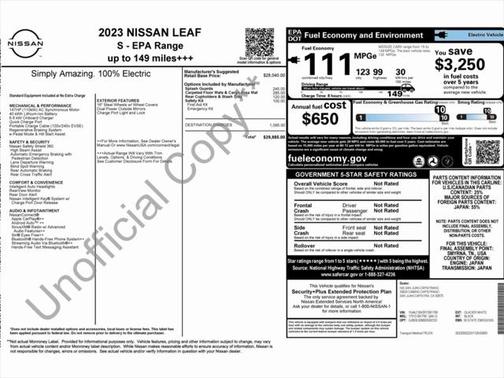 2023 Nissan Leaf S 40 kWh