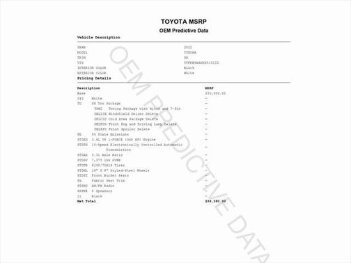 2022 Toyota Tundra SR