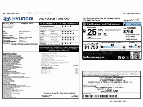2023 Hyundai TUCSON N Line