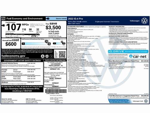 2022 Volkswagen ID.4 Pro