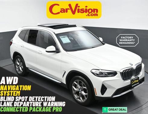 White 2022 BMW X3 xDrive30i