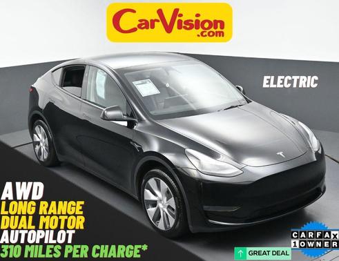 Solid Black 2024 Tesla Model Y Long Range Dual Motor All-Wheel Drive