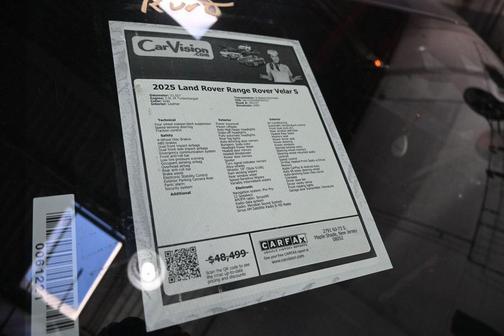 2025 Land Rover Range Rover Velar P250 S