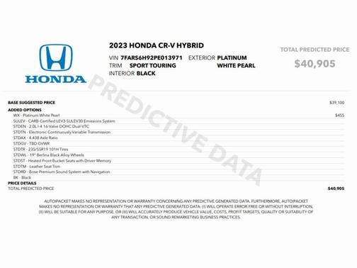 2023 Honda CR-V Hybrid Sport Touring AWD