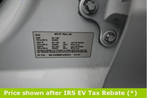 2020 Tesla Model Y Long Range Dual Motor All-Wheel Drive