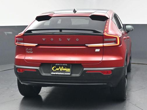 Fusion Red Metallic 2023 Volvo C40 Recharge Pure Electric Twin Ultimate