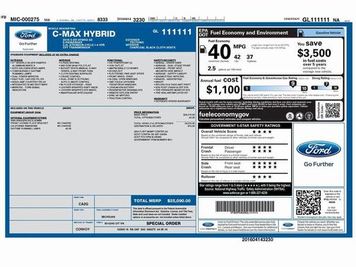 2016 Ford C-Max Hybrid SE