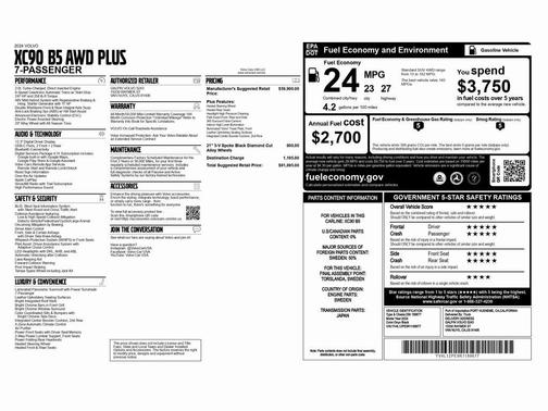 2024 Volvo XC90 B5 Plus Bright Theme