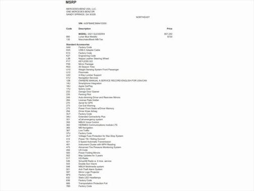 2021 Mercedes-Benz GLE 350 4MATIC