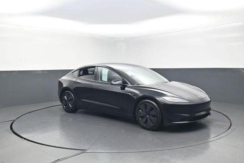 Black 2025 Tesla Model 3 Long Range