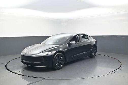 Black 2025 Tesla Model 3 Long Range