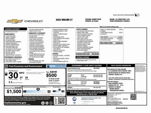 2023 Chevrolet Malibu FWD 1LT