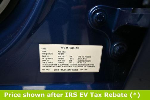 2021 Tesla Model Y Long Range Dual Motor All-Wheel Drive