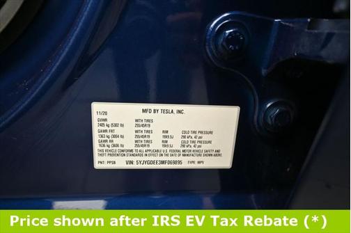 2021 Tesla Model Y Long Range Dual Motor All-Wheel Drive
