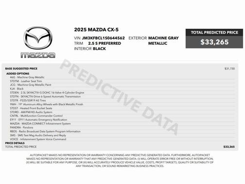 2025 Mazda CX-5 2.5 S Preferred Package