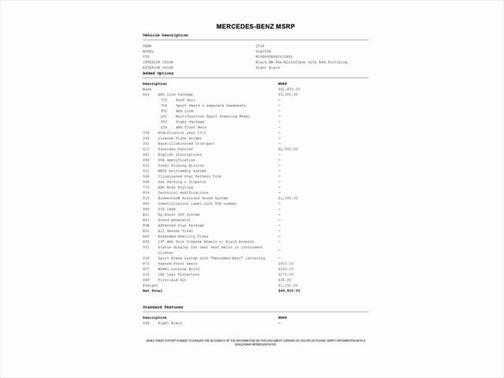 2024 Mercedes-Benz GLA 250 Base