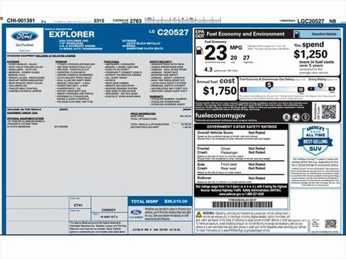 2020 Ford Explorer Base