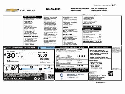 2023 Chevrolet Malibu 1LS