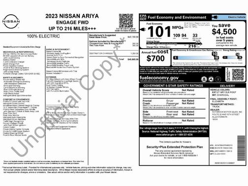 2023 Nissan ARIYA ENGAGE