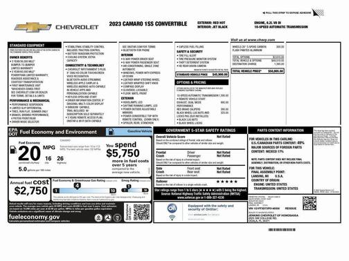2023 Chevrolet Camaro 1SS