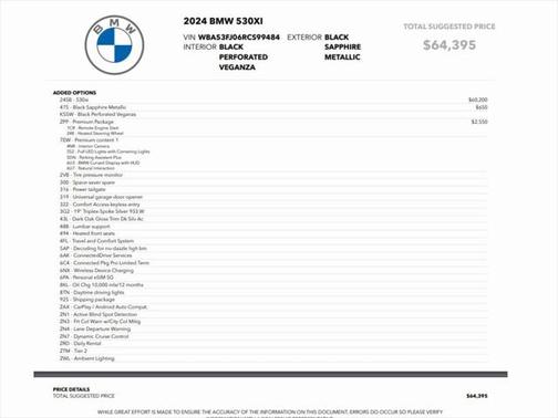 2024 BMW 530 i xDrive