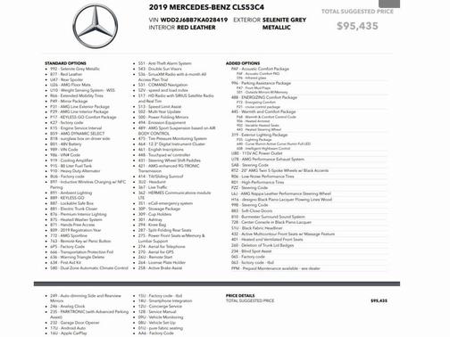 2019 Mercedes-Benz AMG CLS 53 S 4MATIC