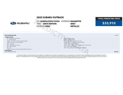 Magnetite Gray Metallic 2023 Subaru Outback Onyx Edition