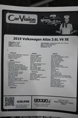 2019 Volkswagen Atlas 3.6L SE