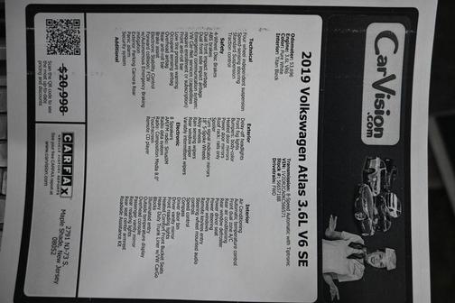 2019 Volkswagen Atlas 3.6L SE