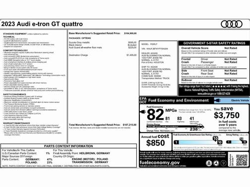 2023 Audi e-tron GT Premium Plus