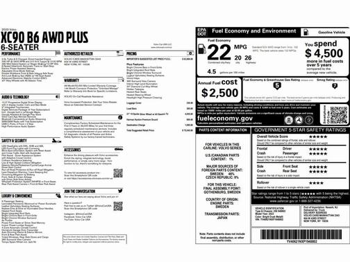 2023 Volvo XC90 B6 Plus 6-Seater