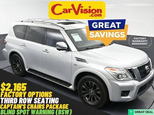 Brilliant Silver Metallic 2019 Nissan Armada Platinum