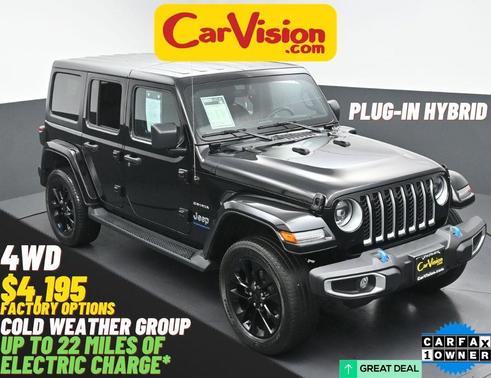 Black Clearcoat 2023 Jeep Wrangler 4xe Sahara