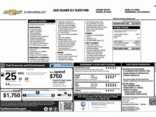 2023 Chevrolet Blazer 2LT