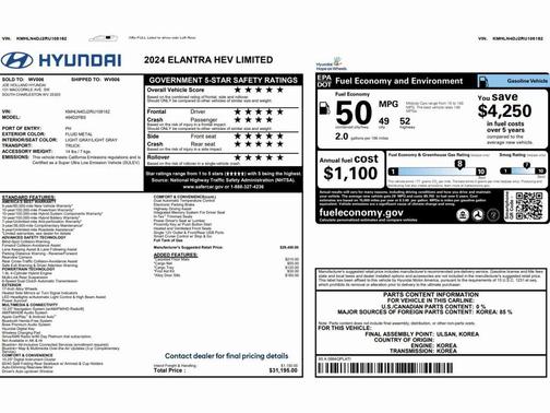 2024 Hyundai ELANTRA Limited