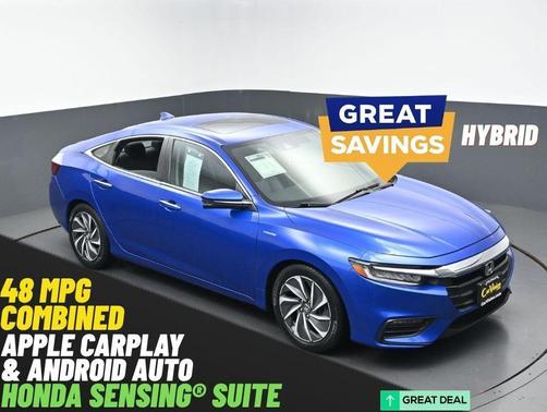 Aegean Blue Metallic 2019 Honda Insight Touring