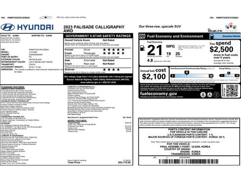2023 Hyundai PALISADE Calligraphy