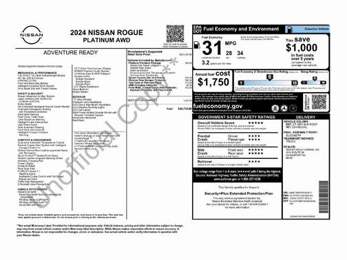 2024 Nissan Rogue Platinum