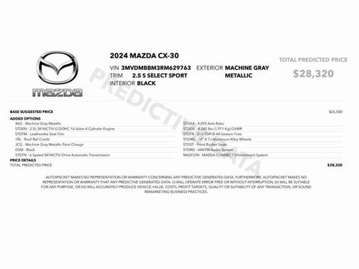 2024 Mazda CX-30 2.5 S Select Sport