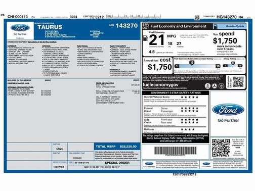 2017 Ford Taurus SE