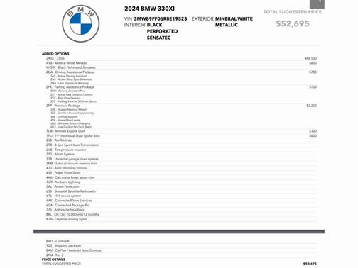 2024 BMW 330 i xDrive