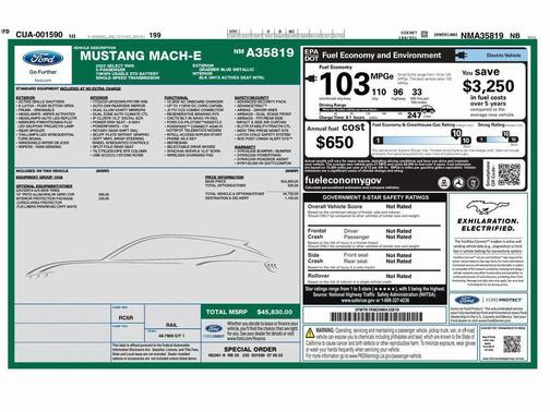 2022 Ford Mustang Mach-E Select