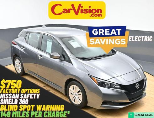 Gun Metallic 2023 Nissan Leaf S