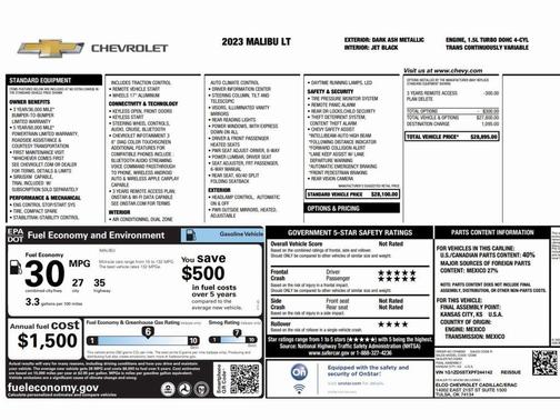 2023 Chevrolet Malibu FWD 1LT